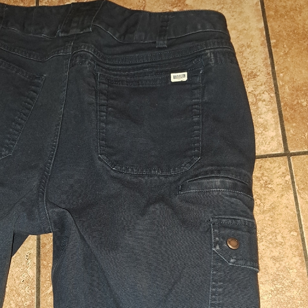 Duluth Trading Co Navy Skinny Pants (BUNDLE UP TO SAVE$) - Picture 7 of 8